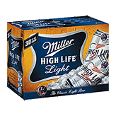 Miller High Life Light Beer 12 Oz Left Picture